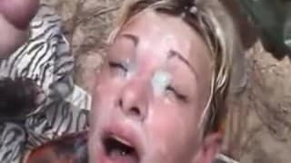 Algumas ejaculações faciais Algumas ejaculações faciais