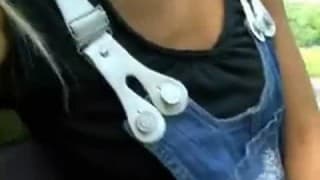 Ela vai foder no ar livre