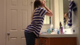 Danielle toca-se só para nós !