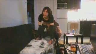 Casal maduro goza de sexo anal!