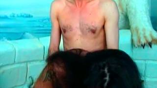 Hoje eles estão fodendo em um iglu