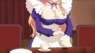 Esta jovem empregada é fodida neste hentai