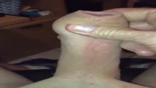 Um momento POV numa masturbação gostosa