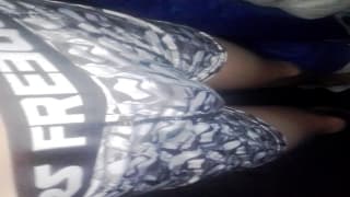 Sessão de masturbação amadora bem perto