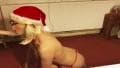 Travesti no Natal sozinha com seu vibrador de parede