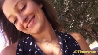 Transando no passeio com o namorado Transando no passeio com o namorado