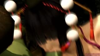 Nyotengu fodendo com um futanari 3D hentai Nyotengu fodendo com um futanari 3D hentai