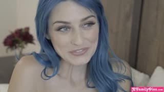 Minha enteada novinha não presta para soletrar mas sim para foder