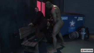 Skyy Knox e Jason Vario transam com força ao ar livre